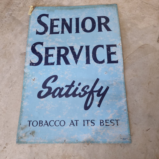 Senior service hand painted sign mancave