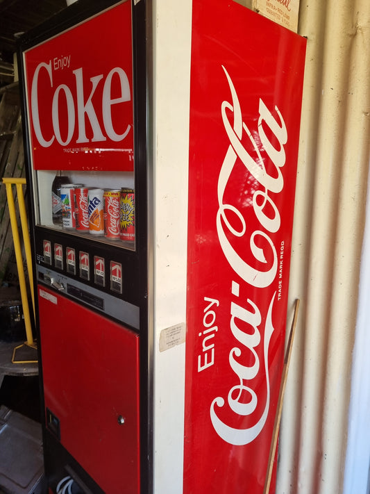 Vintage coca cola vending machine mancave