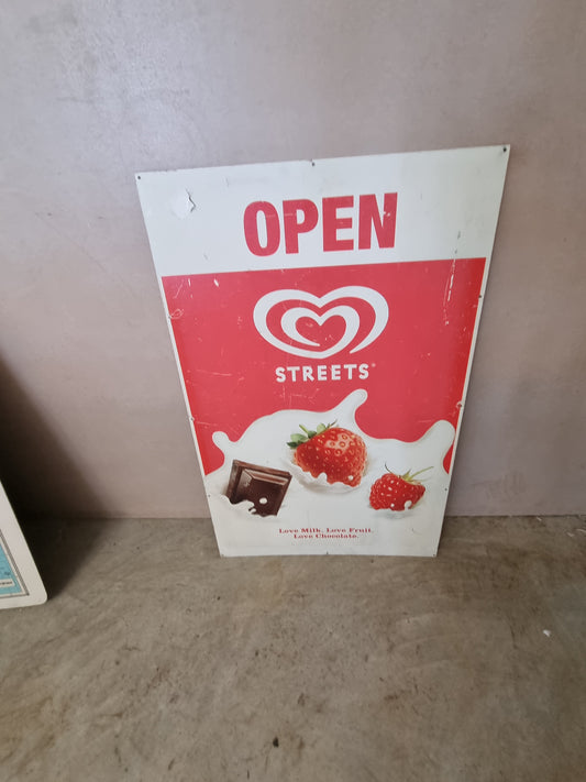 Streets ice cream tin sign mancave