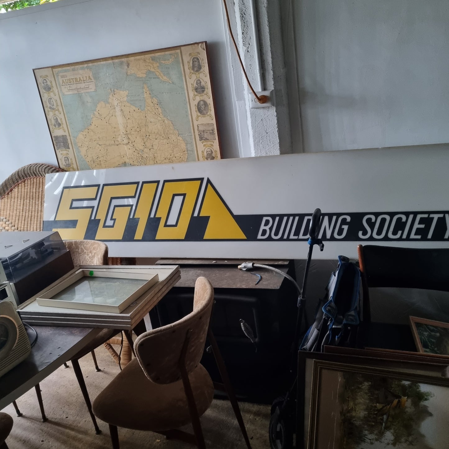 sg10 building society sign mancave