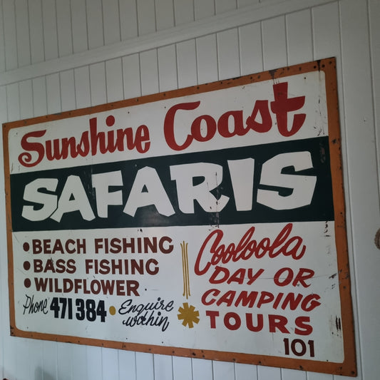 sunshine coast local tours sign