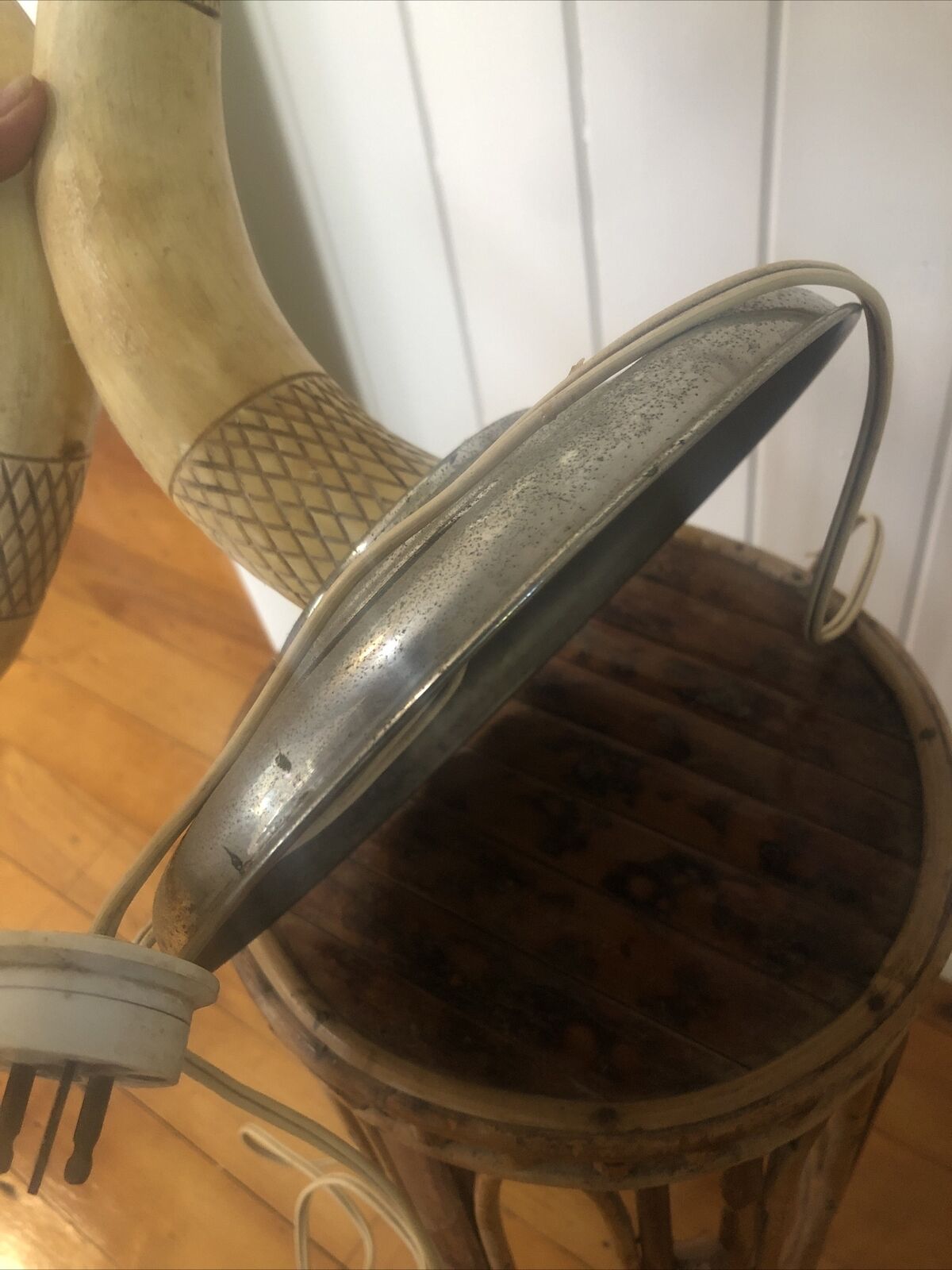 Vintage Boho Horn Light Lamp Art Deco Mid Century – The Vintage Junction