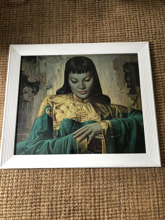 tretchikoff print Lady Of The Orient Vintage