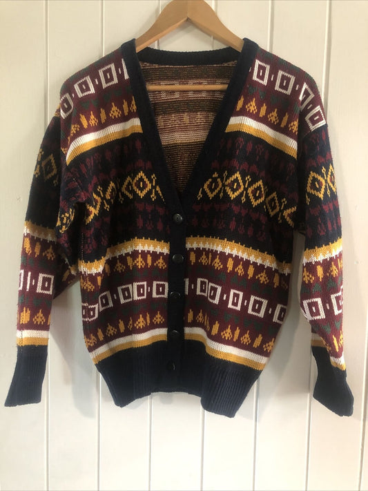 Vintage Retro Cosby Cardigan Jumper 90’s mens