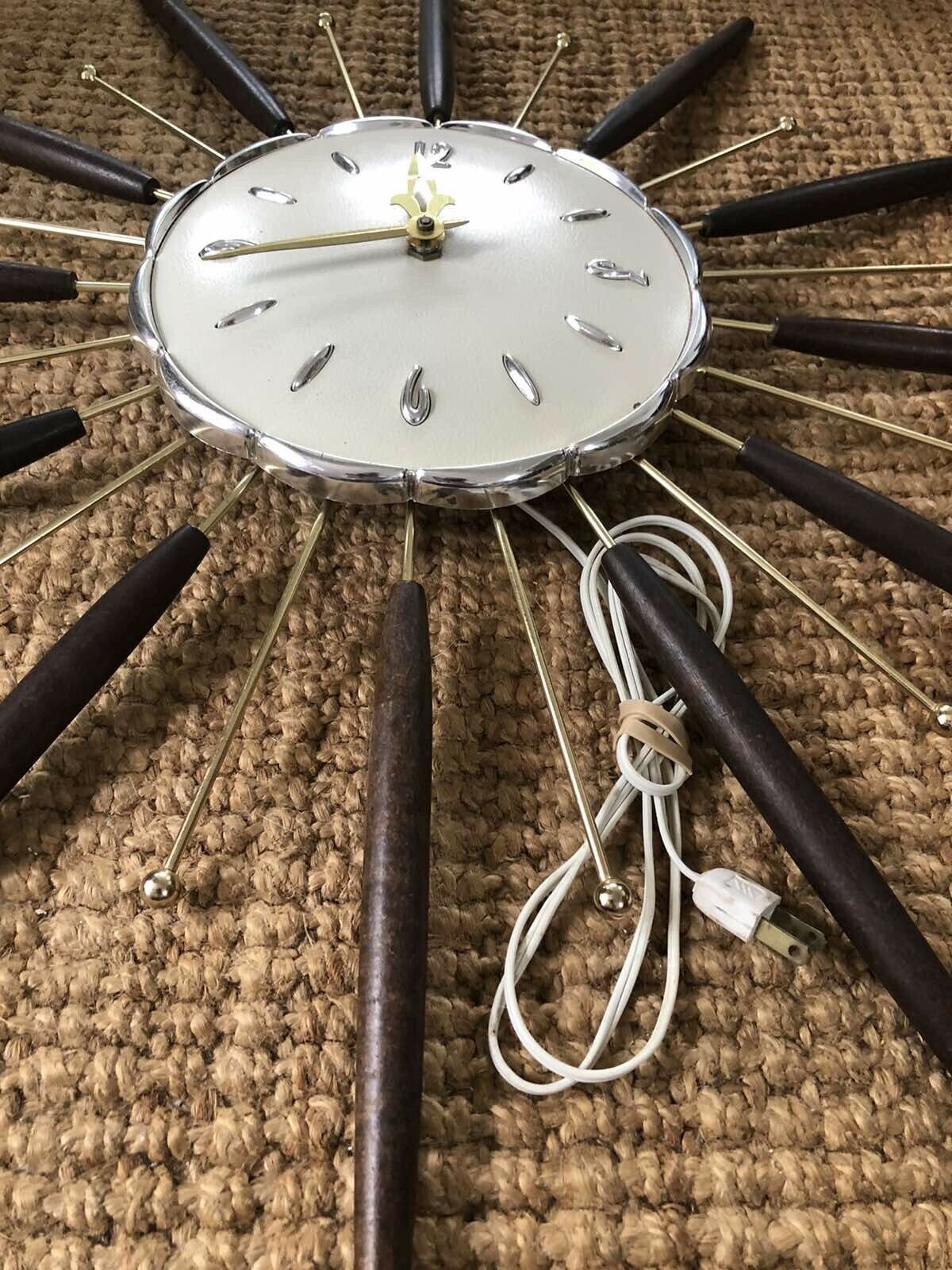 Vintage Starburst Clock