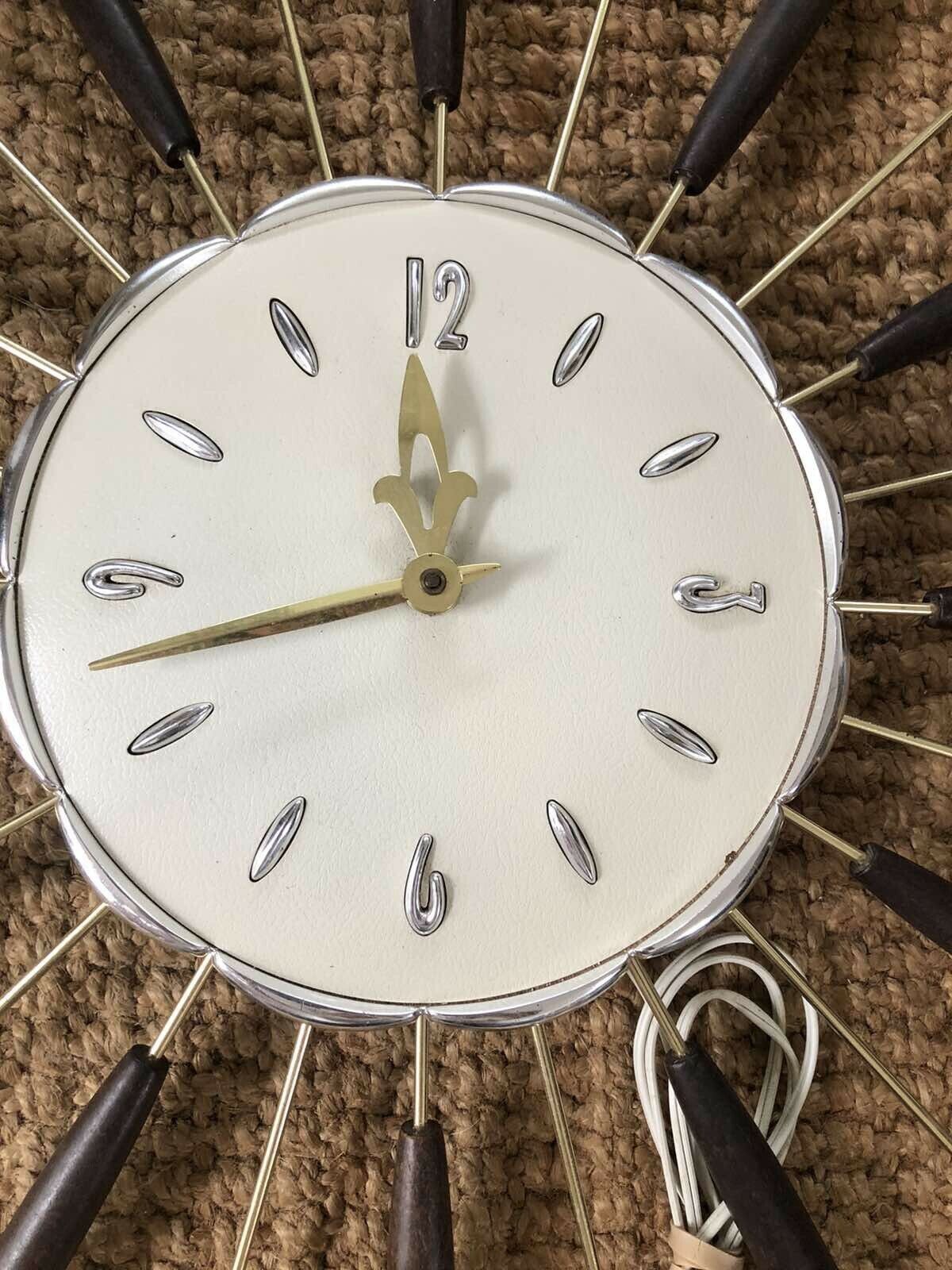 Vintage Starburst Clock