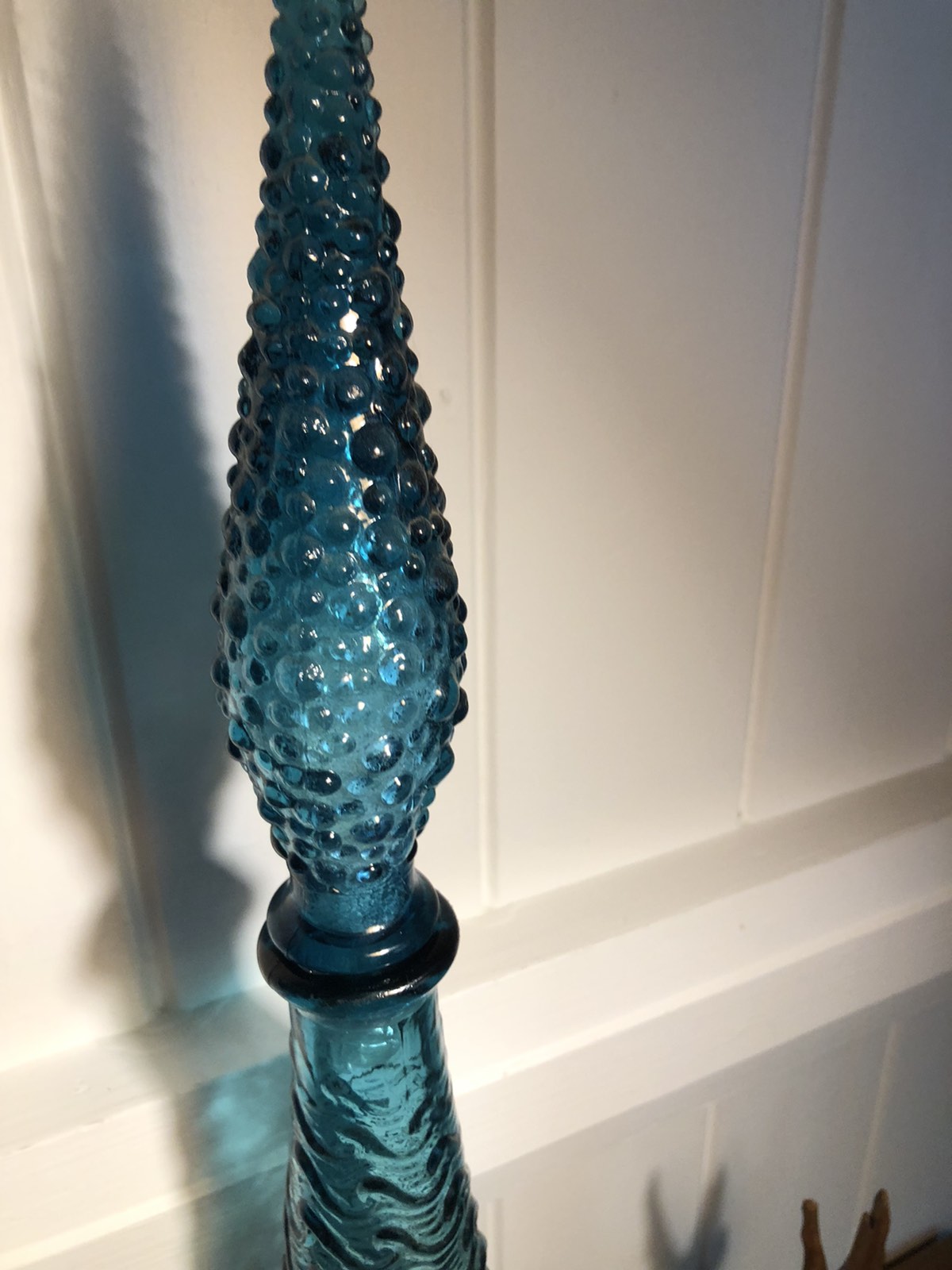 Blue wave genie bottle