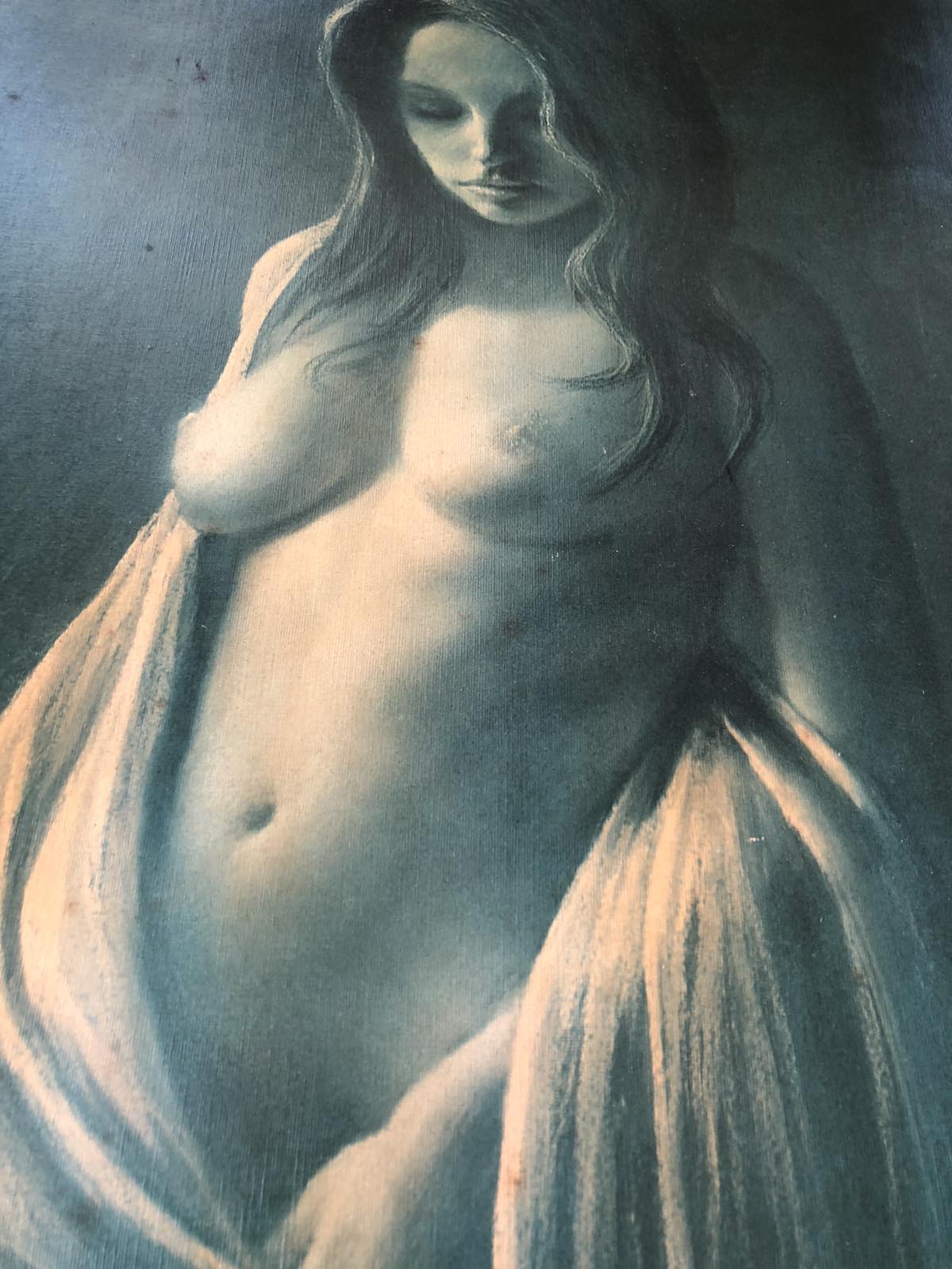 Pearson print rare nude, unframed