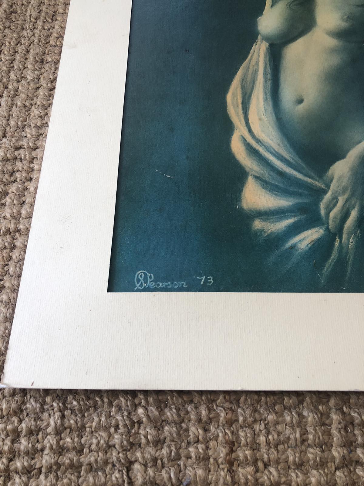 Pearson print rare nude, unframed