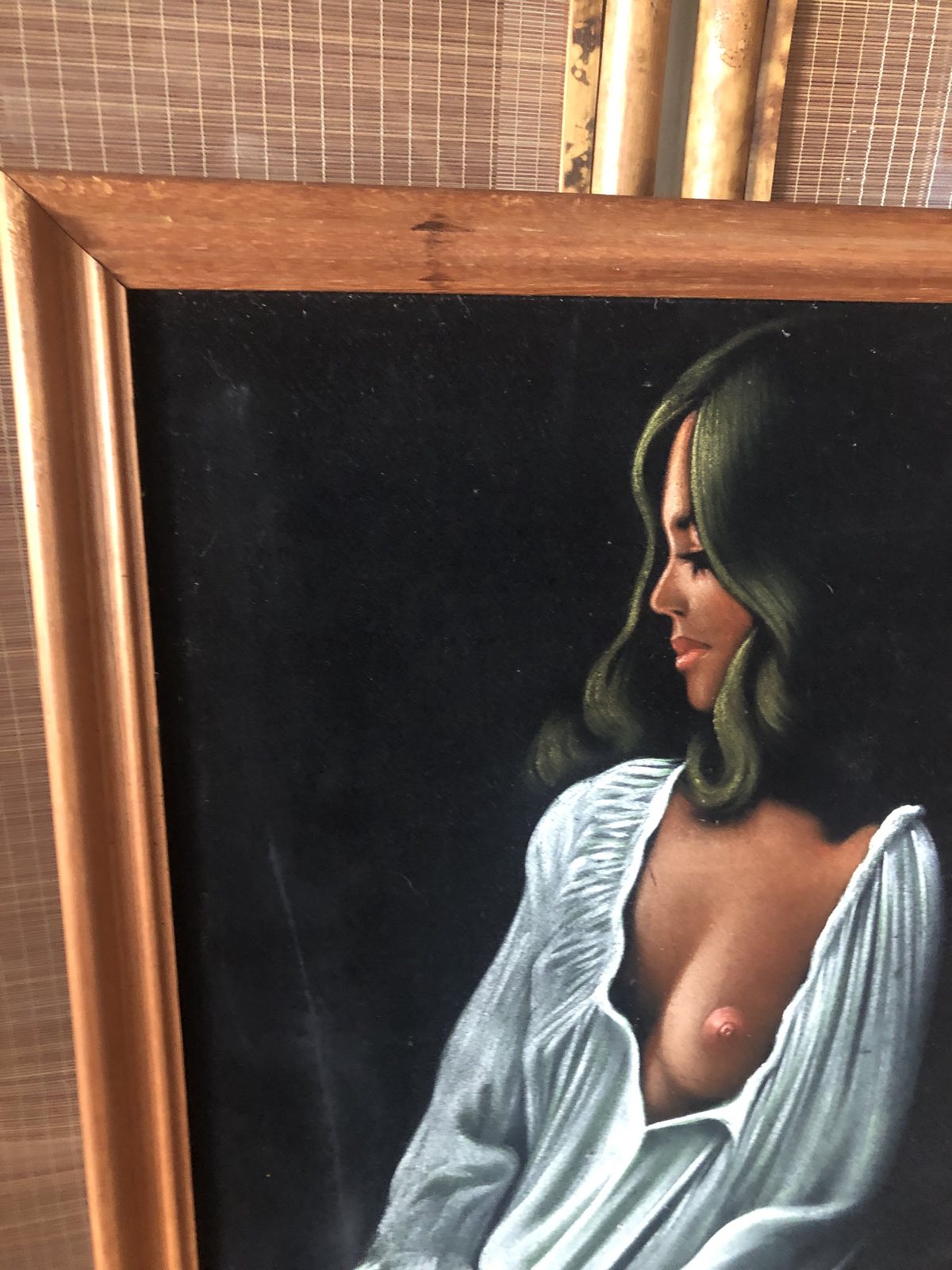 nude velvet painting The Vintage Junction