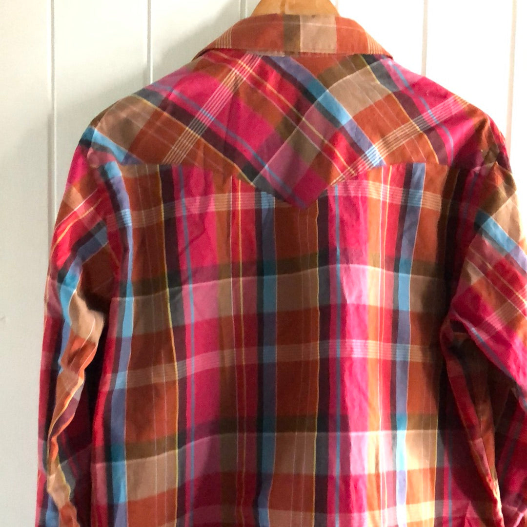 Men’s western wrangler shirt M