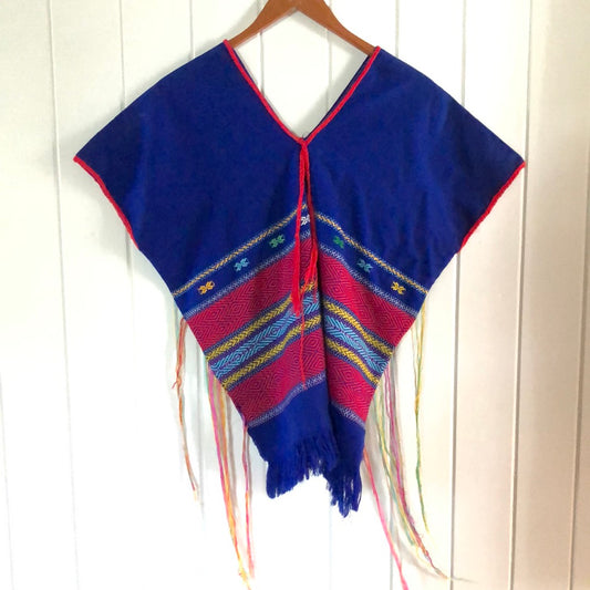 Ladies Mexican poncho top free size