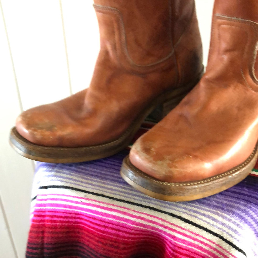 Men’s leather Brunco boots US8