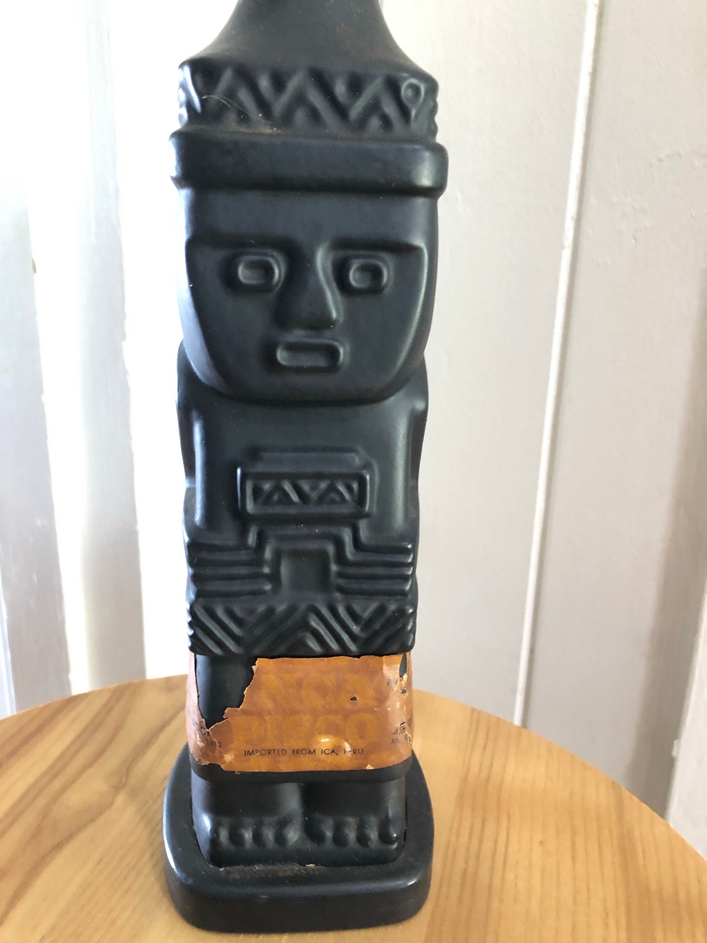 Vintage spirit bottle lamp light tiki/Barsony style