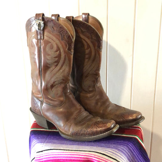 Ladies leather Ariat cowgirl boots uk5.5