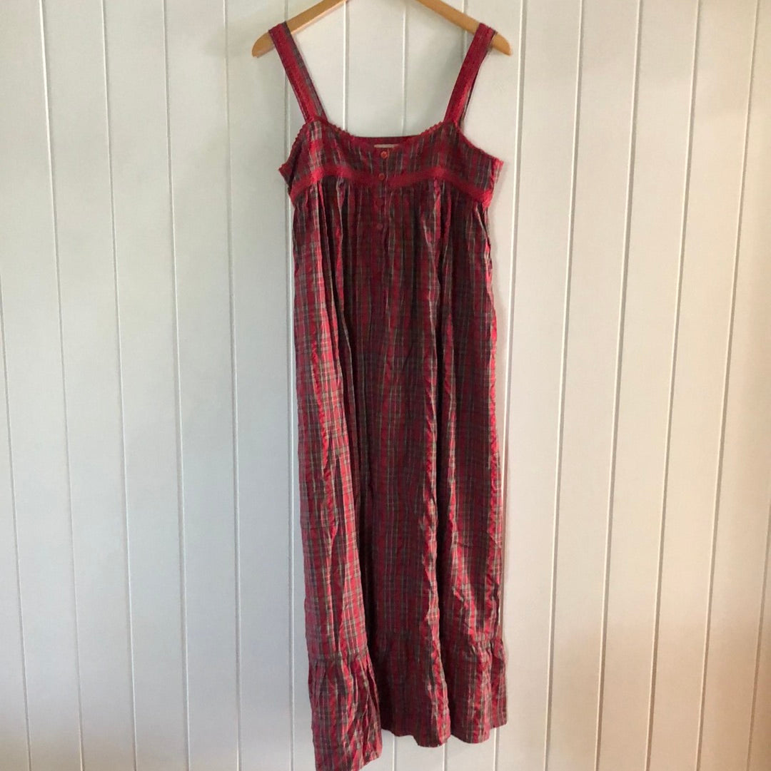 Ladies vintage 1980’s tartan dress 10/12