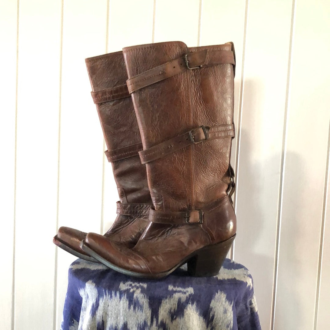 Wrangler cowboy hot sale boots ladies