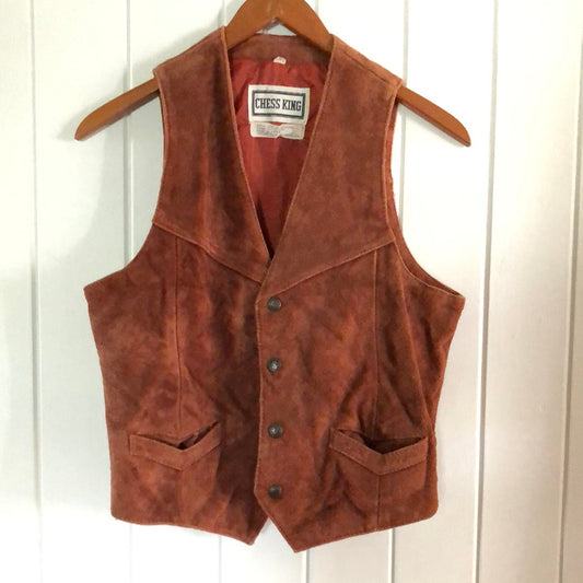 Ladies leather Korean vest waistcoat Small