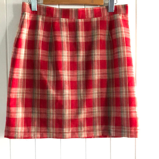 Ladies vintage tartan skirt Katies