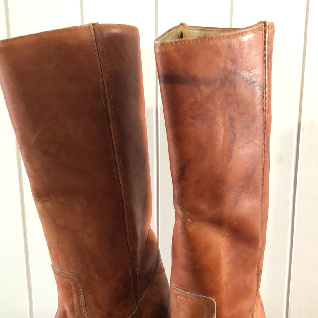 Men’s leather Brunco boots US8