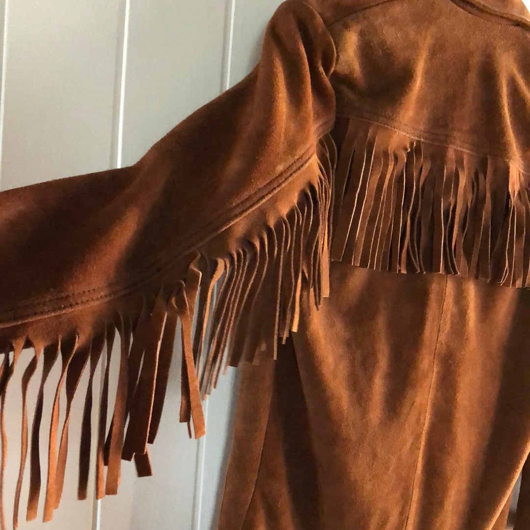 Ladies western leather jacket 8 70’s