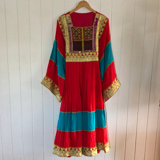 Ladies vintage Afghan dress free size